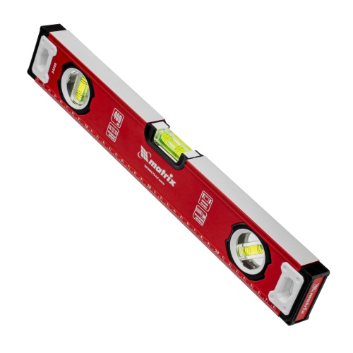 Уровень алюминиевый, фрезерованный, 3 глазка, 400 мм Matrix купить в Москве с доставкой по всей России | ProtosMarket.ru