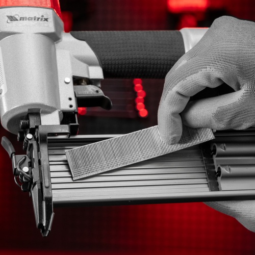 Гвозди для пневматического нейлера, длина 25 мм, ширина 1.25 мм, толщина 1 мм, 5000 шт Matrix купить в Москве с доставкой по всей России | ProtosMarket.ru