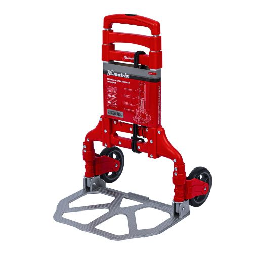Тележка хозяйственная, складная, 2 колесная, грузоподъемность 70 кг Matrix купить в Москве с доставкой по всей России | ProtosMarket.ru