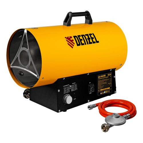 Газовая тепловая пушка GHG-30i, 30 кВт, цифровой термостат, пропан-бутан Denzel купить в Москве с доставкой по всей России | ProtosMarket.ru