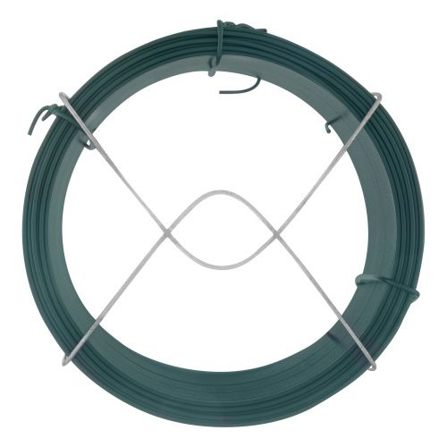 Проволока с ПВХ покрытием, зеленая 1.2 мм, длина 50 м Сибртех купить в Москве с доставкой по всей России | ProtosMarket.ru