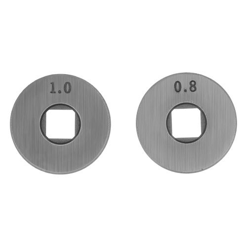 Подающий ролик, U профиль зубчатый под флюсовую проволоку 0,8-1мм посадка квадрат, 2 шт Denzel купить в Москве с доставкой по всей России | ProtosMarket.ru