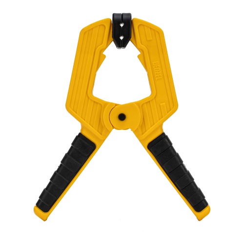 Струбцина клещеобразная, усиленная 80 х 60 мм, двухкомпонентные рукоятки Denzel купить в Москве с доставкой по всей России | ProtosMarket.ru