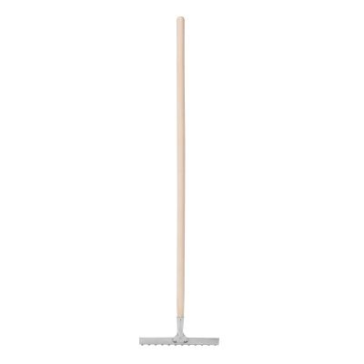 Грабли, нержавеющая сталь, 290 х 1300 мм, 12 витых зубьев, деревянный черенок, Сибртех купить в Москве с доставкой по всей России | ProtosMarket.ru