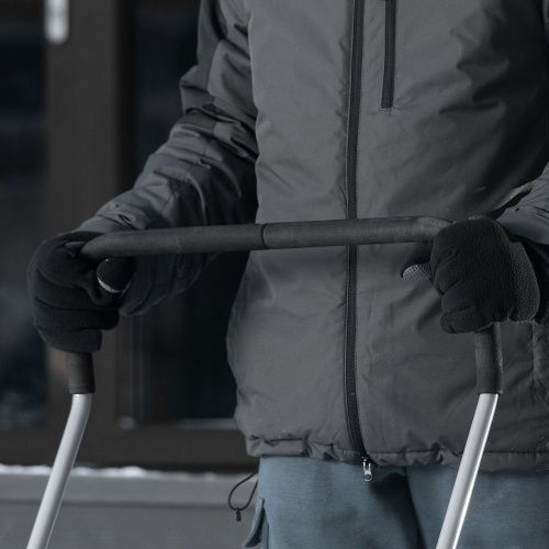 Скрепер для уборки снега, полипропилен, колеса, 750х445х1275 мм, рукоятка с ПВХ, LUXE Palisad купить в Москве с доставкой по всей России | ProtosMarket.ru