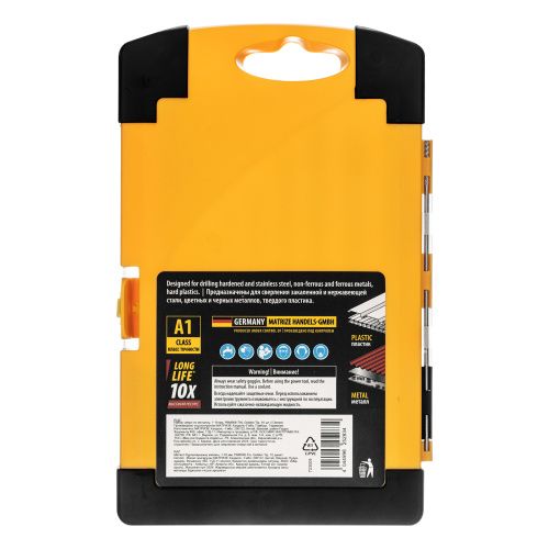 Набор сверл по металлу, 1-10 мм, Р6М5К8-TiN, Golden Tip, 10 шт Denzel купить в Москве с доставкой по всей России | ProtosMarket.ru