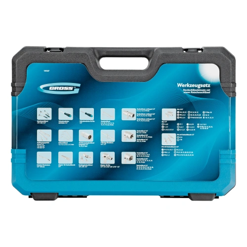 Набор инструментов, 1/2", 3/8", 1/4", CrV, 120 зубьев, 216 предметов Gross купить в Москве с доставкой по всей России | ProtosMarket.ru