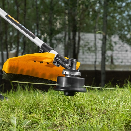 Триммер бензиновый DR-33, 33 см3, неразъемная штанга, состоит из 2 частей Denzel купить в Москве с доставкой по всей России | ProtosMarket.ru