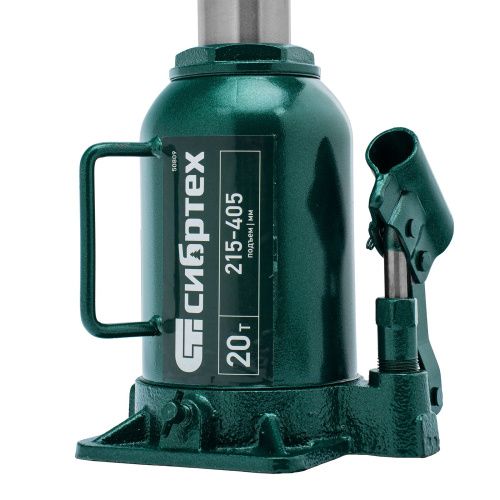 Домкрат гидравлический бутылочный, 20 т, 215-405 мм Сибртех купить в Москве с доставкой по всей России | ProtosMarket.ru