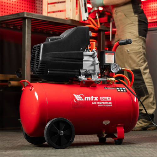 Компрессор воздушный DC1500L/50, 1,5 кВт, 50 л, 210 л/мин MTX купить в Москве с доставкой по всей России | ProtosMarket.ru