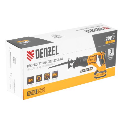 Пила сабельная аккумуляторная бесщет. RS-250, Li-Ion, 20 В Denzel купить в Москве с доставкой по всей России | ProtosMarket.ru