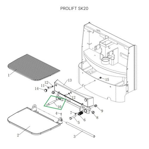 Амортизатор платформы оператора для штабелеров SDK, для тележек SK20 купить в Москве с доставкой по всей России | ProtosMarket.ru