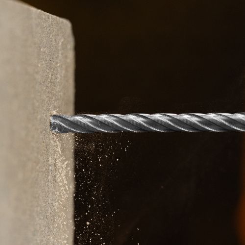 Бур по бетону, цельная крестовая пластина, 6x265 мм, SDS PLUS Denzel купить в Москве с доставкой по всей России | ProtosMarket.ru