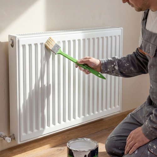 Кисть радиаторная 50 мм, натуральная щетина, пластиковая ручка Сибртех купить в Москве с доставкой по всей России | ProtosMarket.ru