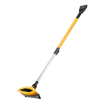 Щетка-сметка со скребком, телескоп, поворотная голова, водосгон 950-1320 мм Denzel купить в Москве с доставкой по всей России | ProtosMarket.ru