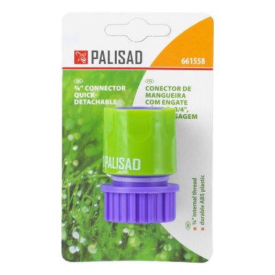Соединитель пластмассовый быстросъемный, внутренняя резьба 3/4" Palisad купить в Москве с доставкой по всей России | ProtosMarket.ru