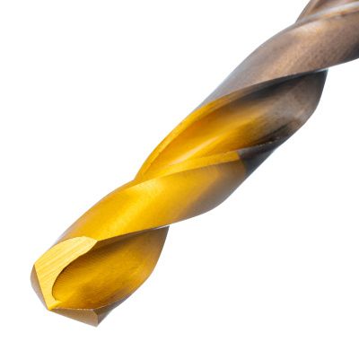 Набор сверл по металлу, 1-10 мм, Р6М5К8-TiN, Golden Tip, 19 шт Denzel купить в Москве с доставкой по всей России | ProtosMarket.ru