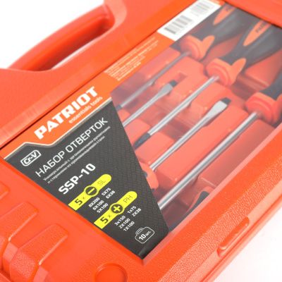 Набор отверток PATRIOT SSP 10 купить в Москве с доставкой по всей России | ProtosMarket.ru