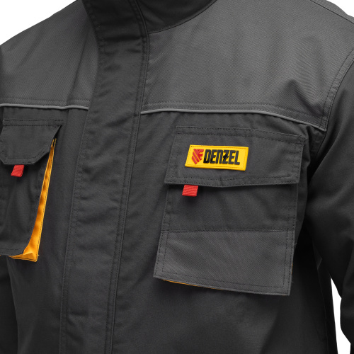 Куртка профессиональная рабочая, 65% полиэстер 35% хлопок, XXL Denzel купить в Москве с доставкой по всей России | ProtosMarket.ru