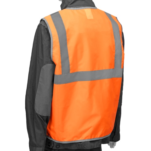 Жилет сигнальный, оранжевый, размер XL Сибртех купить в Москве с доставкой по всей России | ProtosMarket.ru