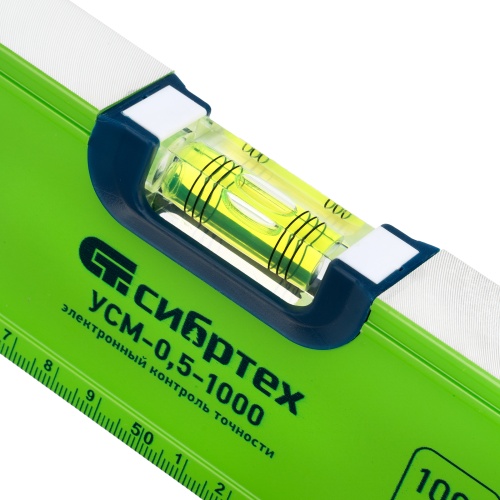 Уровень алюминиевый УСМ-0,5-1000, фрезерованный, 3 глазка, магнитный, рукоятки, 1000 мм Сибртех купить в Москве с доставкой по всей России | ProtosMarket.ru