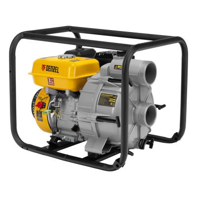 Мотопомпа бензиновая для грязной воды PX-80D7, 7 л.с., 3", 1300 л/мин, глуб 8 м,напор 30 м Denzel купить в Москве с доставкой по всей России | ProtosMarket.ru