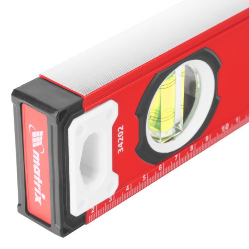 Уровень алюминиевый, фрезерованный, 3 глазка, рукоятки, 800 мм Matrix купить в Москве с доставкой по всей России | ProtosMarket.ru