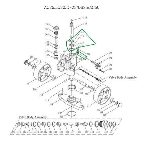 Ремкомплект для гидроцилиндра 31,5 мм купить в Москве с доставкой по всей России | ProtosMarket.ru