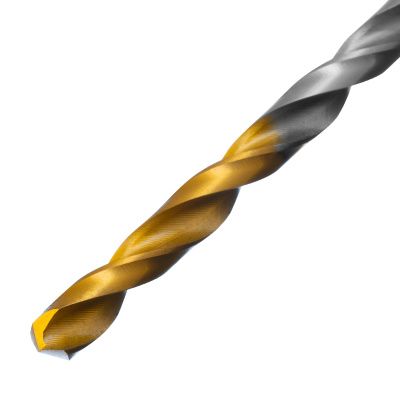 Сверло спиральное по металлу 4,2 х 119 мм, Р6М5, Golden Tip, удлиненное Denzel купить в Москве с доставкой по всей России | ProtosMarket.ru