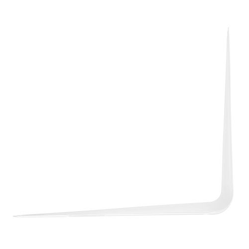 Кронштейн угловой с ребром, 350 х 400 мм, белый Сибртех купить в Москве с доставкой по всей России | ProtosMarket.ru