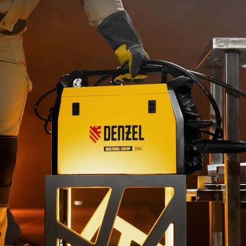 Аппарат инвертор. полуавтомат. сварки MultiMIG-200DP Synergy Double Pulse, 200 А, ПВ 80% Denzel купить в Москве с доставкой по всей России | ProtosMarket.ru