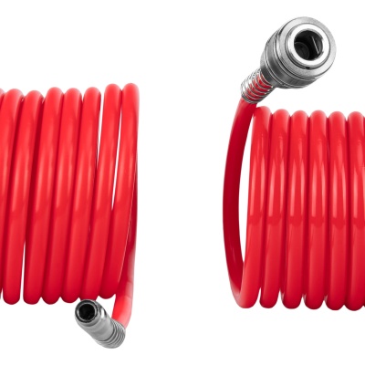 Шланг спиральный воздушный, 15 м, с быстросъемными соединениями Matrix купить в Москве с доставкой по всей России | ProtosMarket.ru