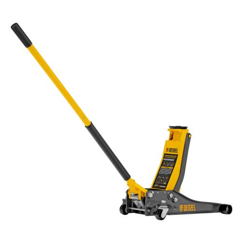 Домкрат гидравлический подкатной, 3 т, 75-500 мм, быстрый подъем, низкий подхват, проф. Denzel купить в Москве с доставкой по всей России | ProtosMarket.ru