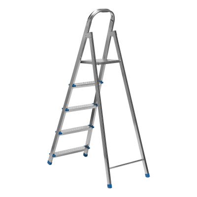 Стремянка, 5 ступеней, стальная, оцинкованная Сибртех купить в Москве с доставкой по всей России | ProtosMarket.ru
