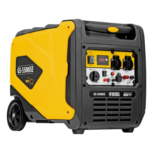 Генератор инверторный GS-5500iSE, 5,5 кВт, 230 В, закрытый корпус,электростартер Denzel купить в Москве с доставкой по всей России | ProtosMarket.ru