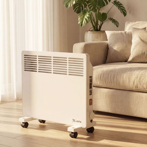 Конвектор электрический КМ-1000.1, 230 В, 1000 Вт, X-образный нагреватель, колеса, термостат MTX купить в Москве с доставкой по всей России | ProtosMarket.ru