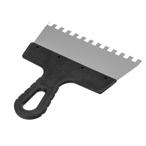 Шпатель из нержавеющей стали, 200 мм, зуб 8 х 8 мм, пластмассовая ручка Sparta купить в Москве с доставкой по всей России | ProtosMarket.ru