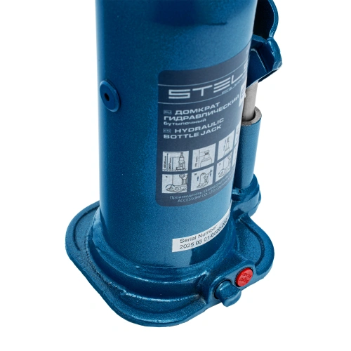 Домкрат гидравлический бутылочный, 6 т, h подъема 207-404 мм Stels купить в Москве с доставкой по всей России | ProtosMarket.ru