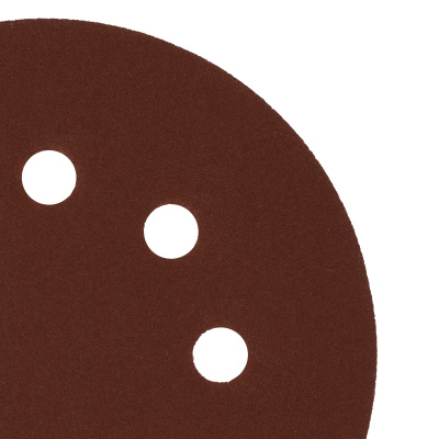 Круг абразивный на ворсовой подложке под "липучку", перфорированный, P 280, 125 мм, 5 шт Сибртех купить в Москве с доставкой по всей России | ProtosMarket.ru