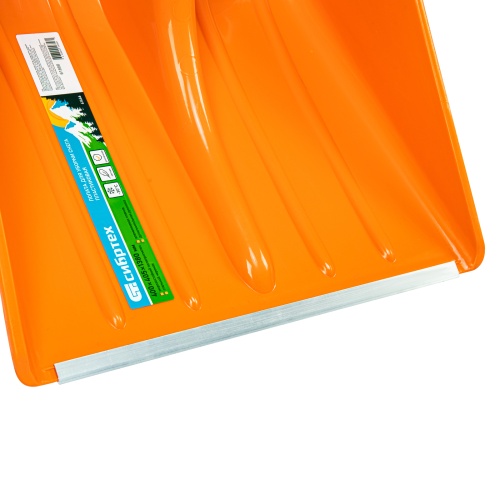 Лопата для уборки снега пластиковая, 400х405х1380 мм, стальной черенок, усиленная// Сибртех купить в Москве с доставкой по всей России | ProtosMarket.ru