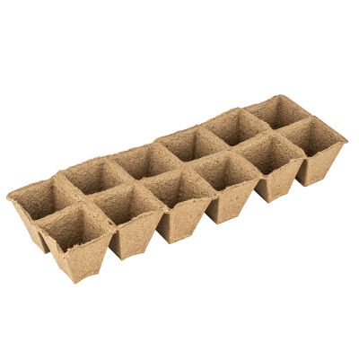 Кассета для рассады, 310 х 100 х 50 мм, 12 ячеек, торфяная, 3 шт, купить в Москве с доставкой по всей России | ProtosMarket.ru
