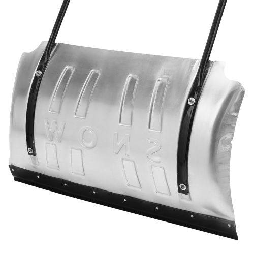 Движок для уборки снега алюминиевый, 750 х 420 х 1120 мм, усиленный, стальная рукоятка, Сибртех купить в Москве с доставкой по всей России | ProtosMarket.ru