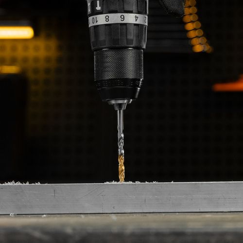 Сверло спиральное по металлу 5 x 86 мм, Р6М5, Golden Tip  Denzel купить в Москве с доставкой по всей России | ProtosMarket.ru