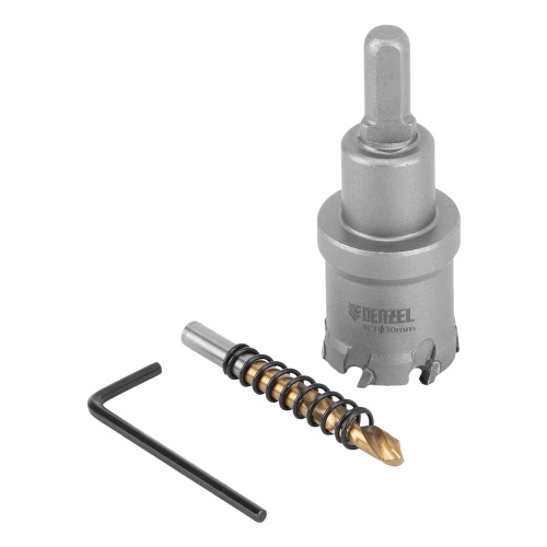 Коронка по металлу твердосплавная, 30 мм Denzel купить в Москве с доставкой по всей России | ProtosMarket.ru