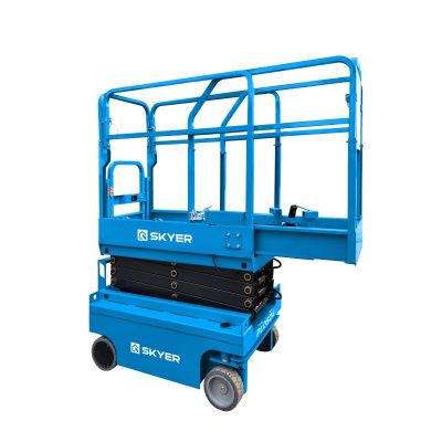 Самоходный ножничный подъемник SKYER PL0724 с выдвижной платформой (узкая база) купить в Москве с доставкой по всей России | ProtosMarket.ru