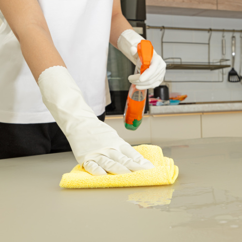 Салфетка универсальная из микрофибры 300 x 300 мм, желтая, Home Palisad купить в Москве с доставкой по всей России | ProtosMarket.ru