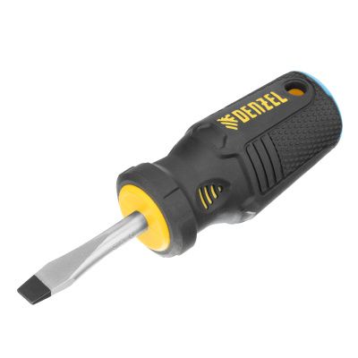 Отвертка SL6x38 мм, CrV, трехкомпонентная рукоятка Denzel купить в Москве с доставкой по всей России | ProtosMarket.ru