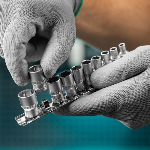 Набор торцевых головок, 1/4, шестигранные, CrV, 10 шт, 4-13 мм Stels купить в Москве с доставкой по всей России | ProtosMarket.ru