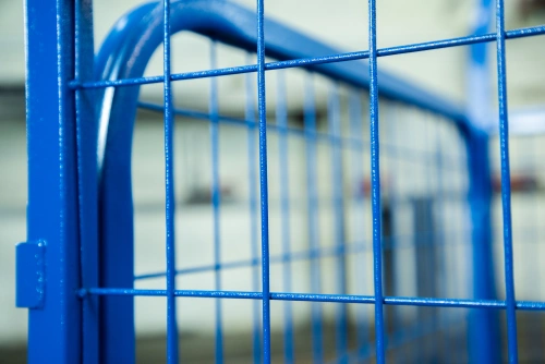 Тележка платформенная TOR ТП-2С (600х900) с бортами из сетки и двумя ручками (колеса 160 мм) купить в Москве с доставкой по всей России | ProtosMarket.ru