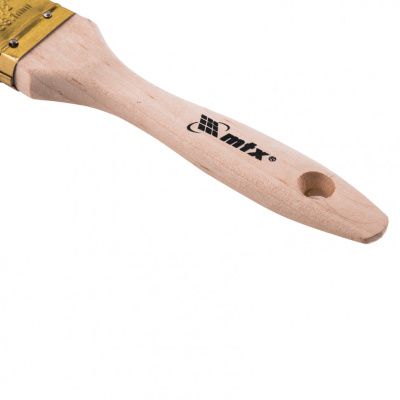 Кисть плоская Golden 1.5", искусственная щетина, деревянная ручка MTX купить в Москве с доставкой по всей России | ProtosMarket.ru